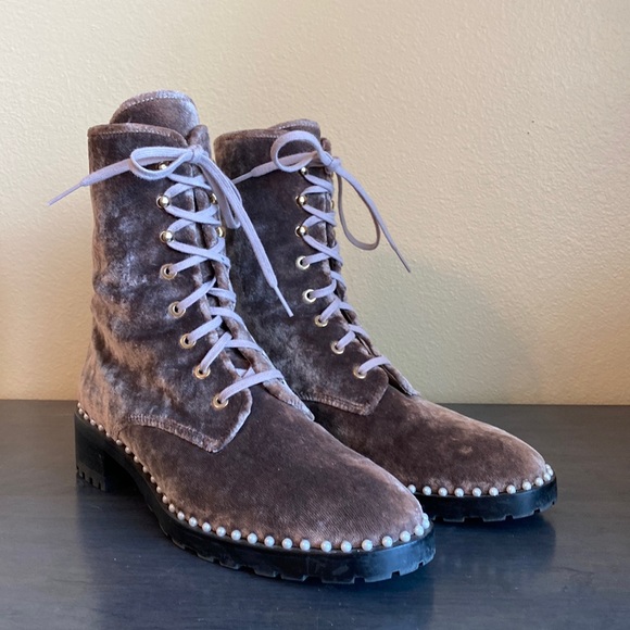 Stuart Weitzman Allie boot in Desert Rose - Picture 2 of 8